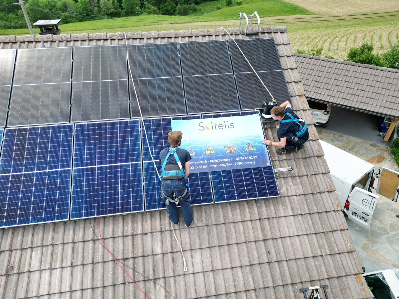 Panneaux photovoltaique toiture tuiles