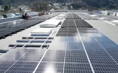 Installation solaire Bâtiment Swisstools – Marnaz